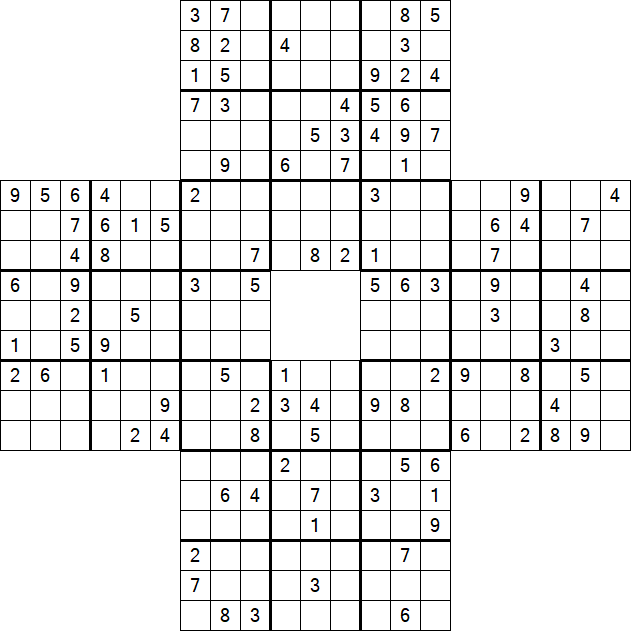 Sohei Sudoku - Difficile