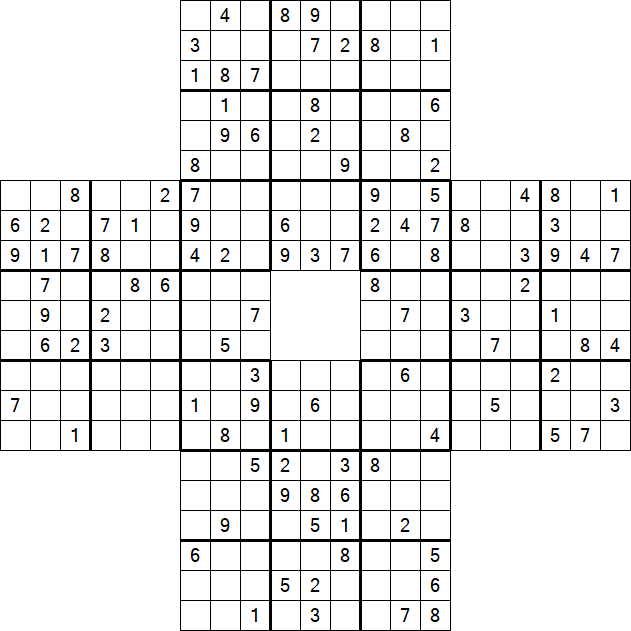 Sohei Sudoku - Difficile