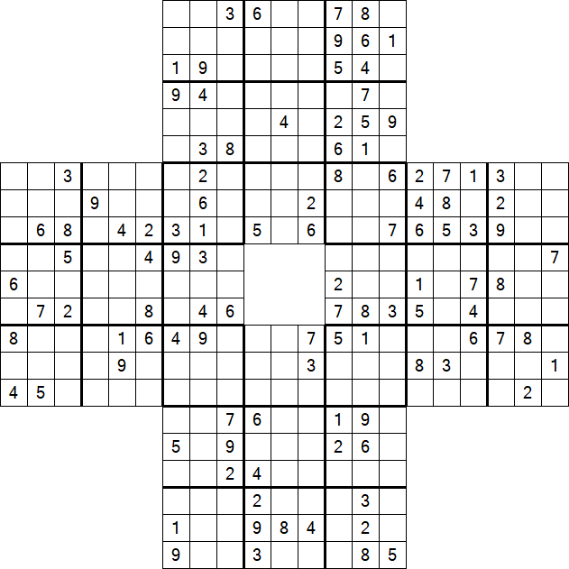 Sohei Sudoku - Difficile