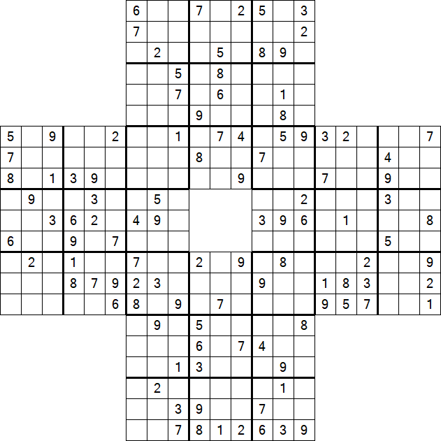 Sohei Sudoku - Difficile