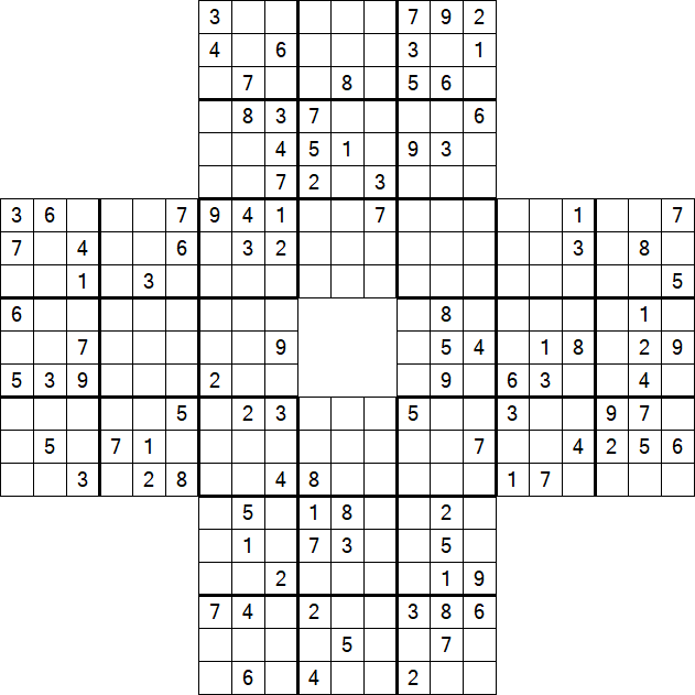 Sohei Sudoku - Difficile