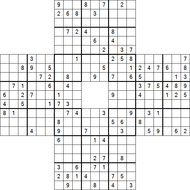 Sohei Sudoku - Difficile