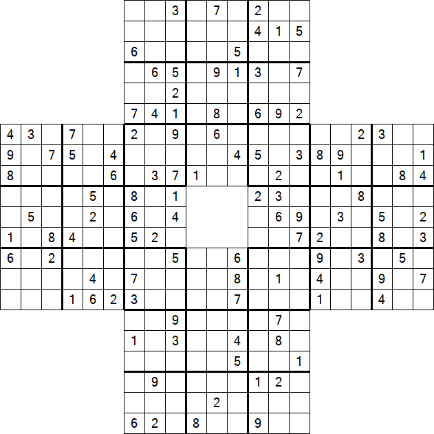 Sohei Sudoku - Difficile