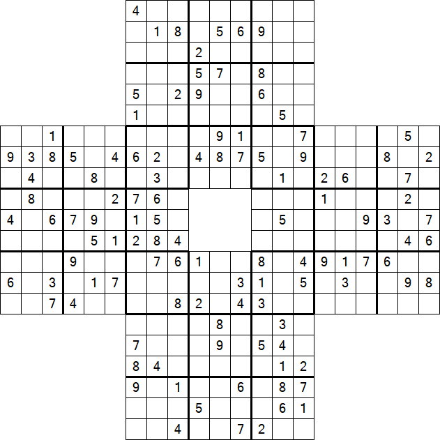 Sohei Sudoku - Difficile