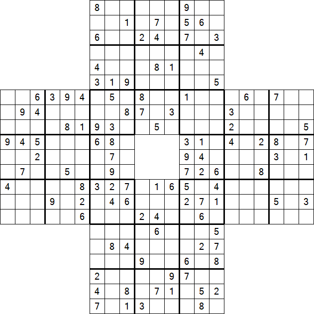 Sohei Sudoku - Difficile