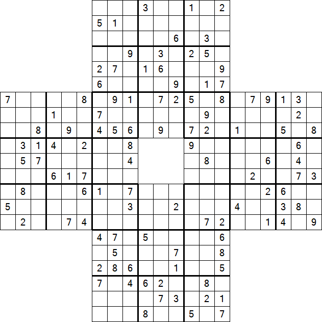 Sohei Sudoku - Difficile