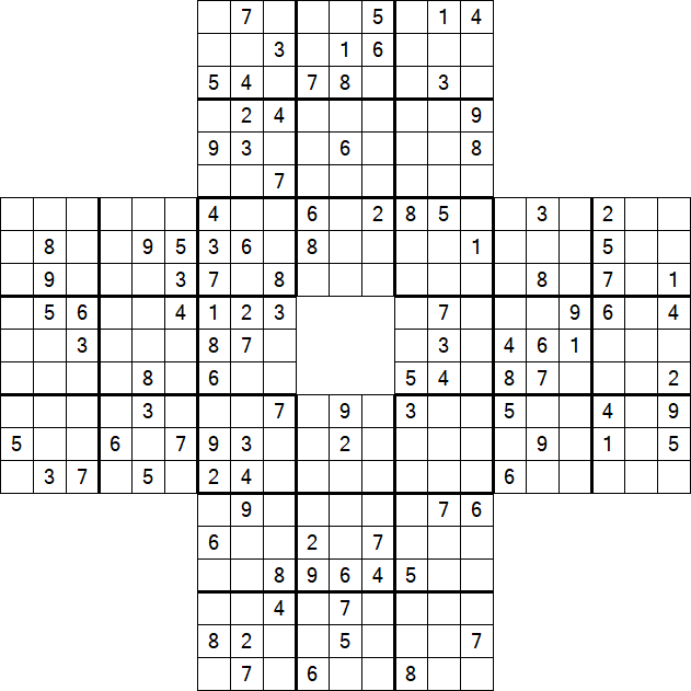 Sohei Sudoku - Difficile