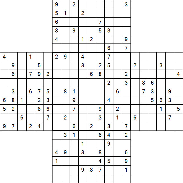 Sohei Sudoku - Difficile