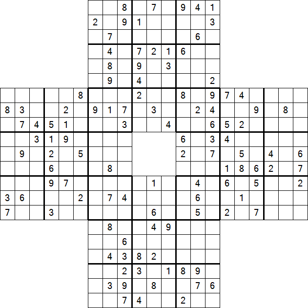 Sohei Sudoku - Difficile