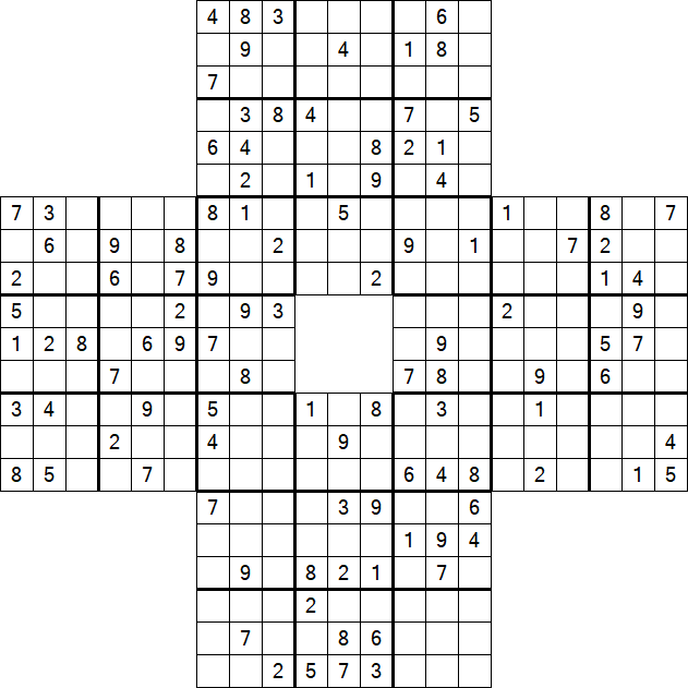 Sohei Sudoku - Difficile