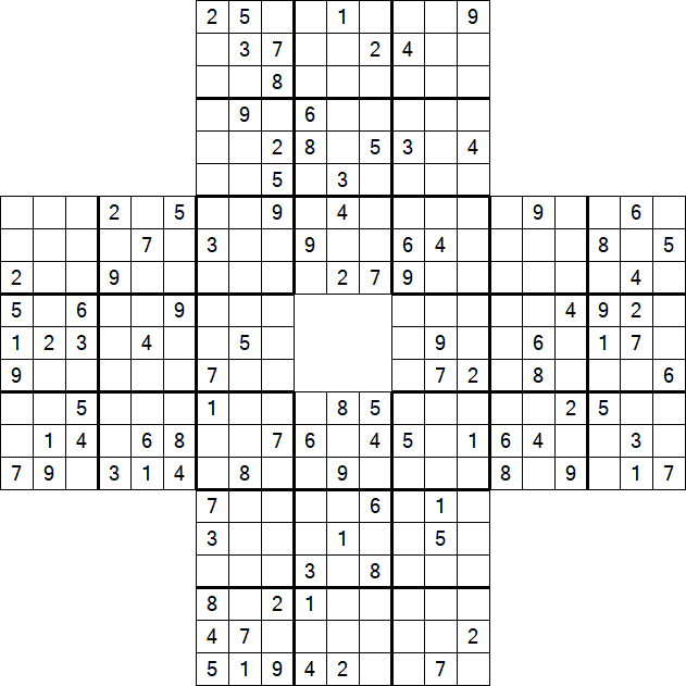 Sohei Sudoku - Difficile