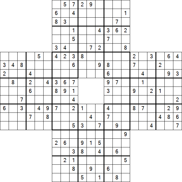 Sohei Sudoku - Difficile