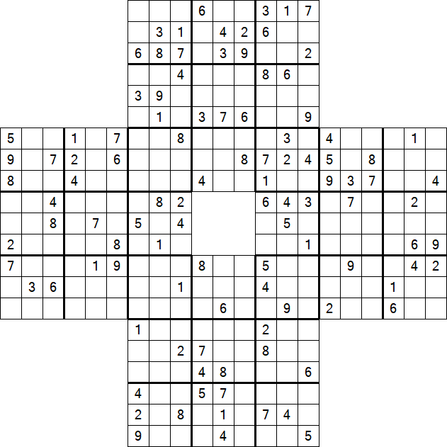 Sohei Sudoku - Difficile