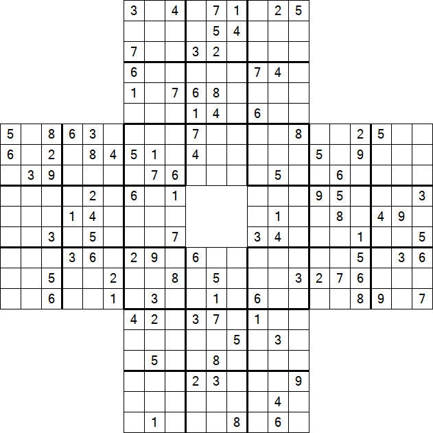 Sohei Sudoku - Difficile