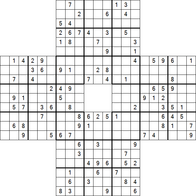 Sohei Sudoku - Difficile