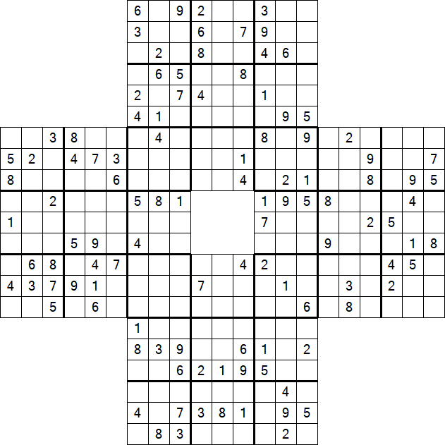 Sohei Sudoku - Difficile