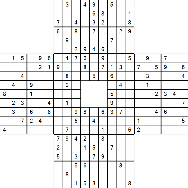 Sohei Sudoku - Difficile