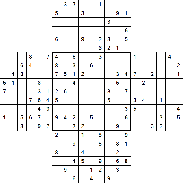 Sohei Sudoku - Difficile