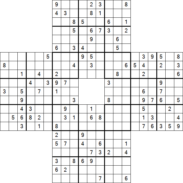 Sohei Sudoku - Difficile