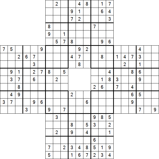 Sohei Sudoku - Difficile