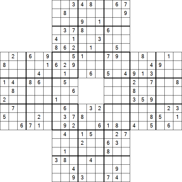 Sohei Sudoku - Difficile