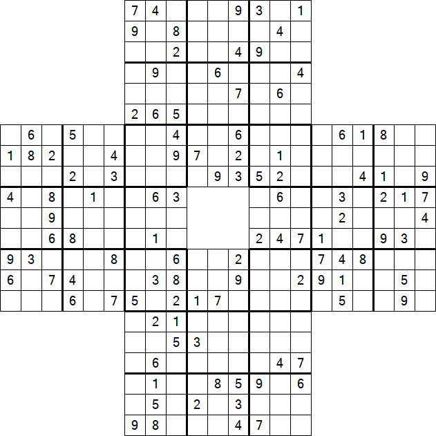 Sohei Sudoku - Difficile