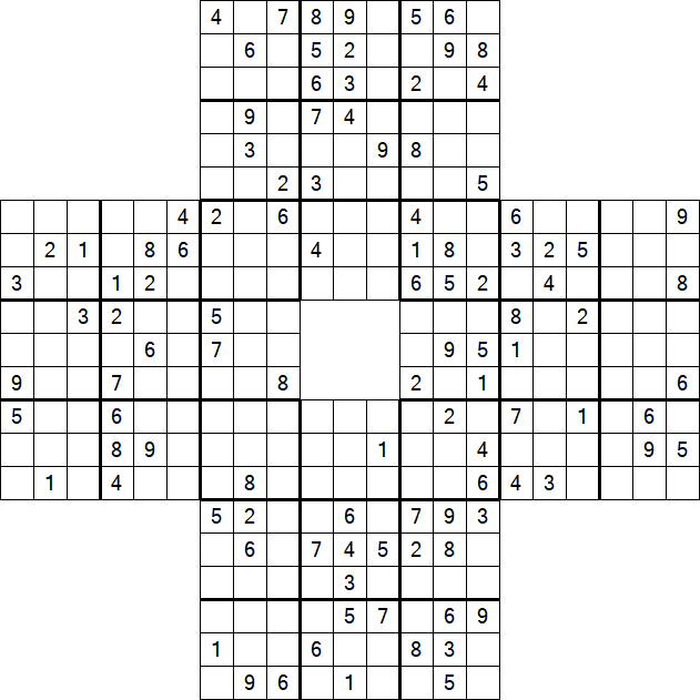 Sohei Sudoku - Difficile