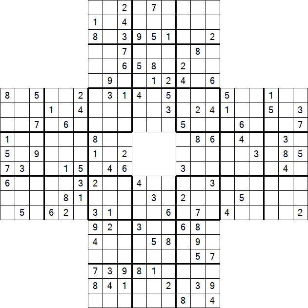 Sohei Sudoku - Difficile