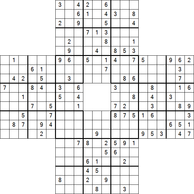 Sohei Sudoku - Difficile