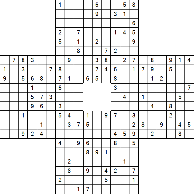 Sohei Sudoku - Difficile