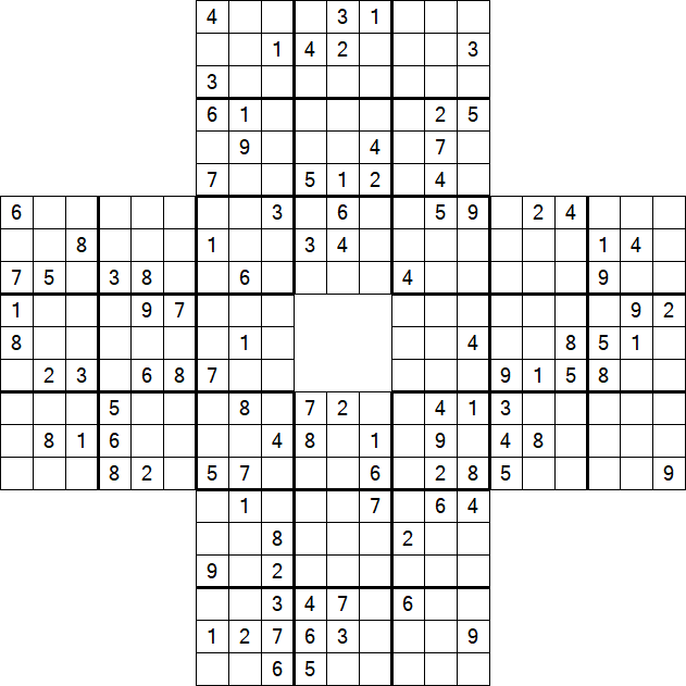 Sohei Sudoku - Difficile