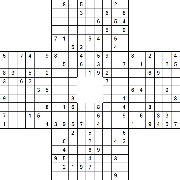 Sohei Sudoku - Difficile