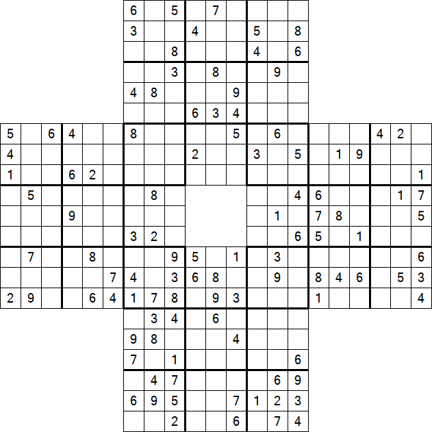 Sohei Sudoku - Difficile