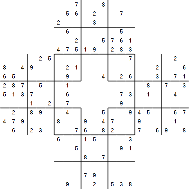 Sohei Sudoku - Difficile