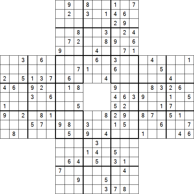 Sohei Sudoku - Difficile