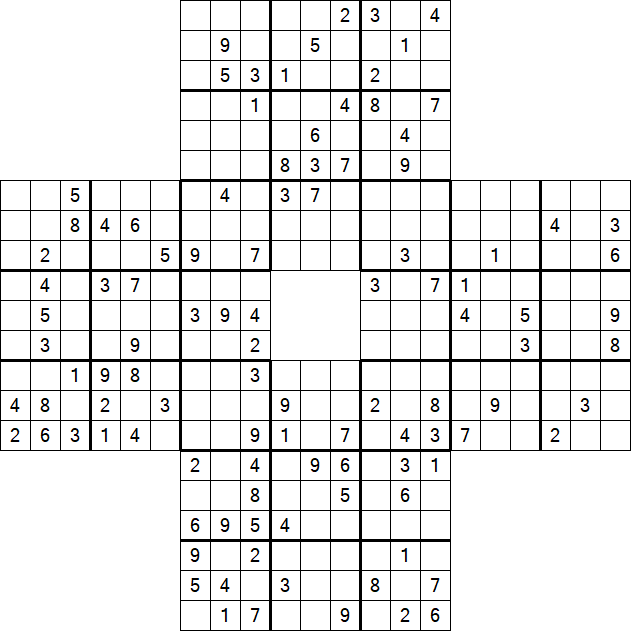 Sohei Sudoku - Difficile