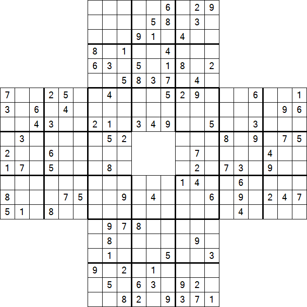 Sohei Sudoku - Difficile