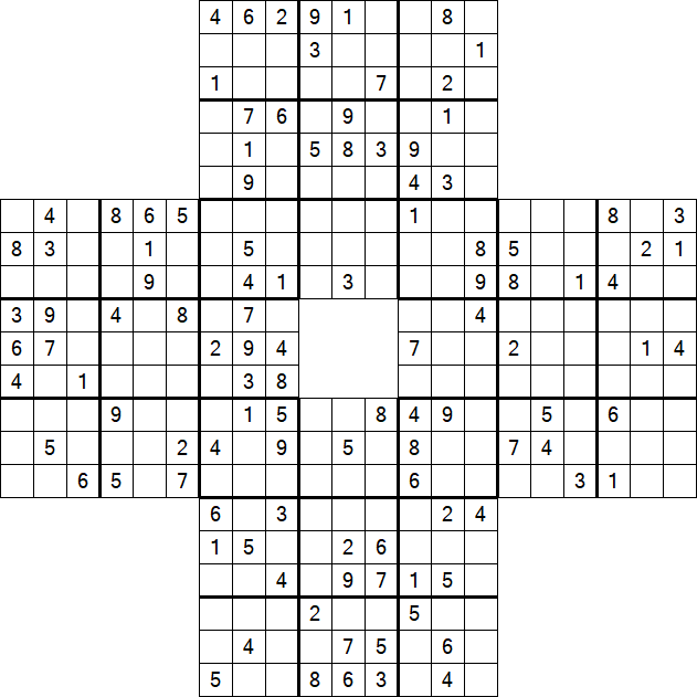 Sohei Sudoku - Schwierig