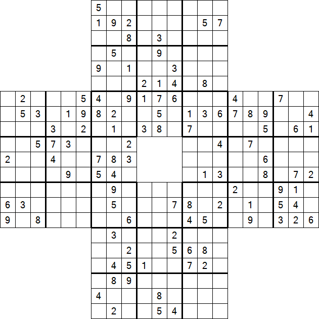 Sohei Sudoku - Difficile