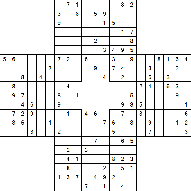 Sohei Sudoku - Difficile