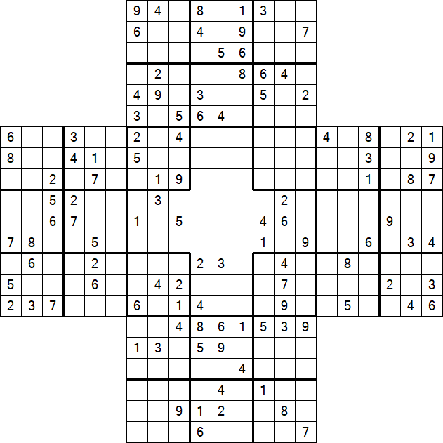 Sohei Sudoku - Difficile