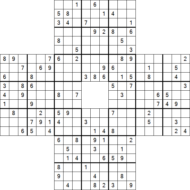 Sohei Sudoku - Difficile