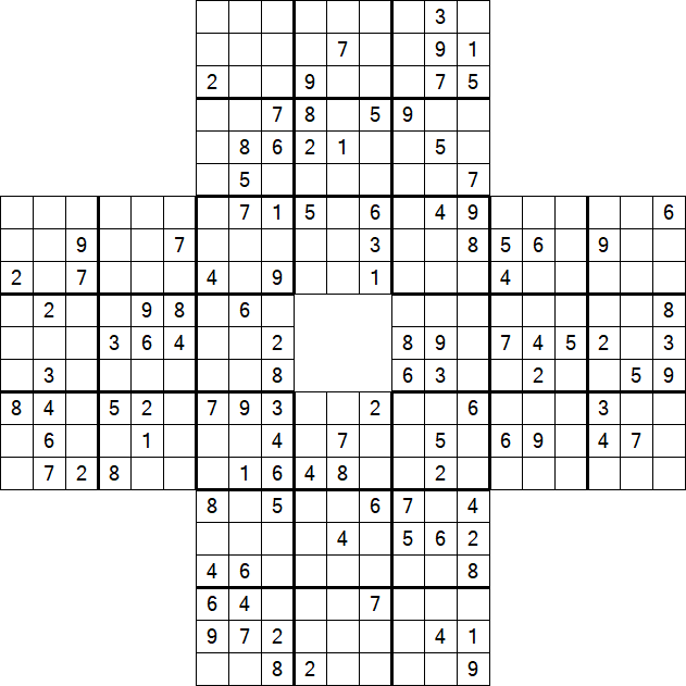 Sohei Sudoku - Difficile