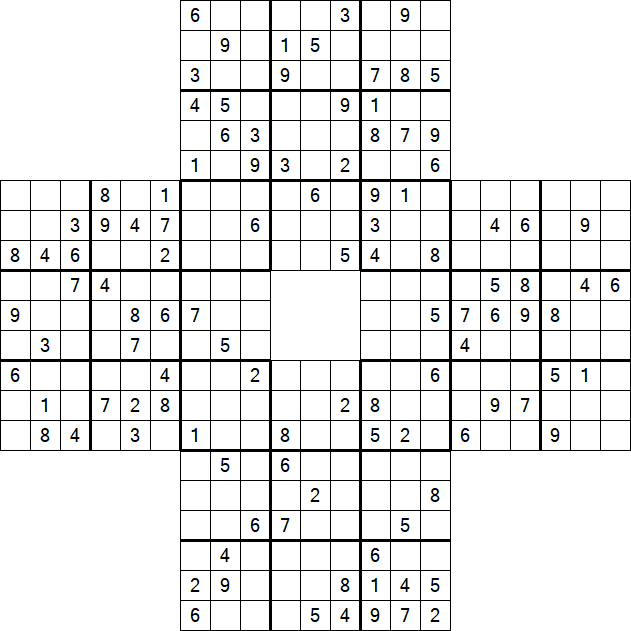 Sohei Sudoku - Difficile