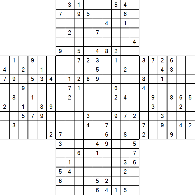 Sohei Sudoku - Difficile