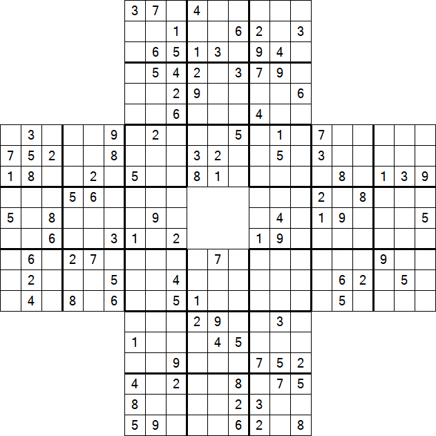 Sohei Sudoku - Difficile