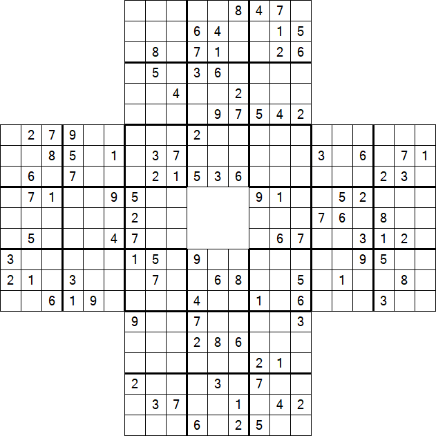 Sohei Sudoku - Difficile