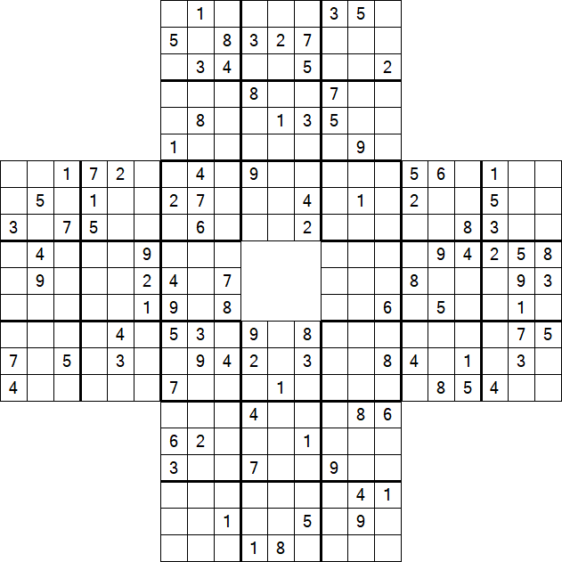 Sohei Sudoku - Difficile