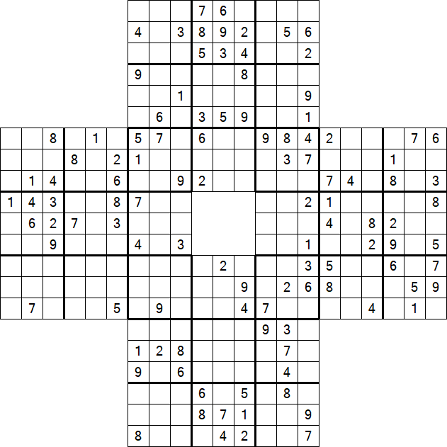 Sohei Sudoku - Difficile