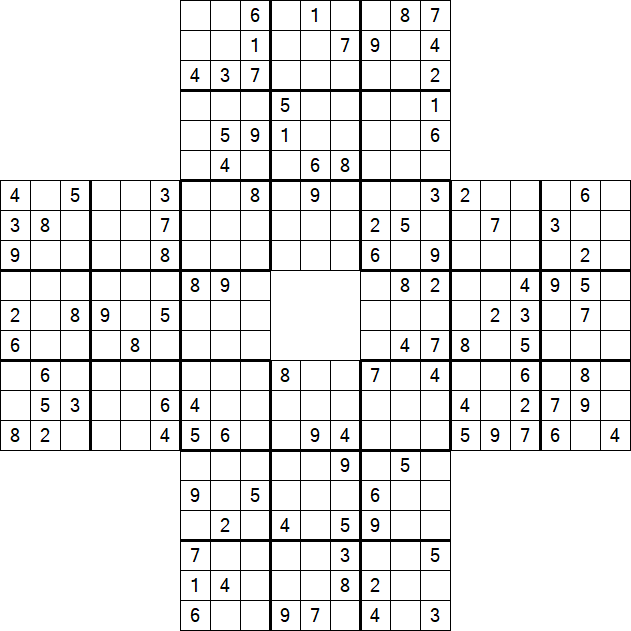 Sohei Sudoku - Difficile